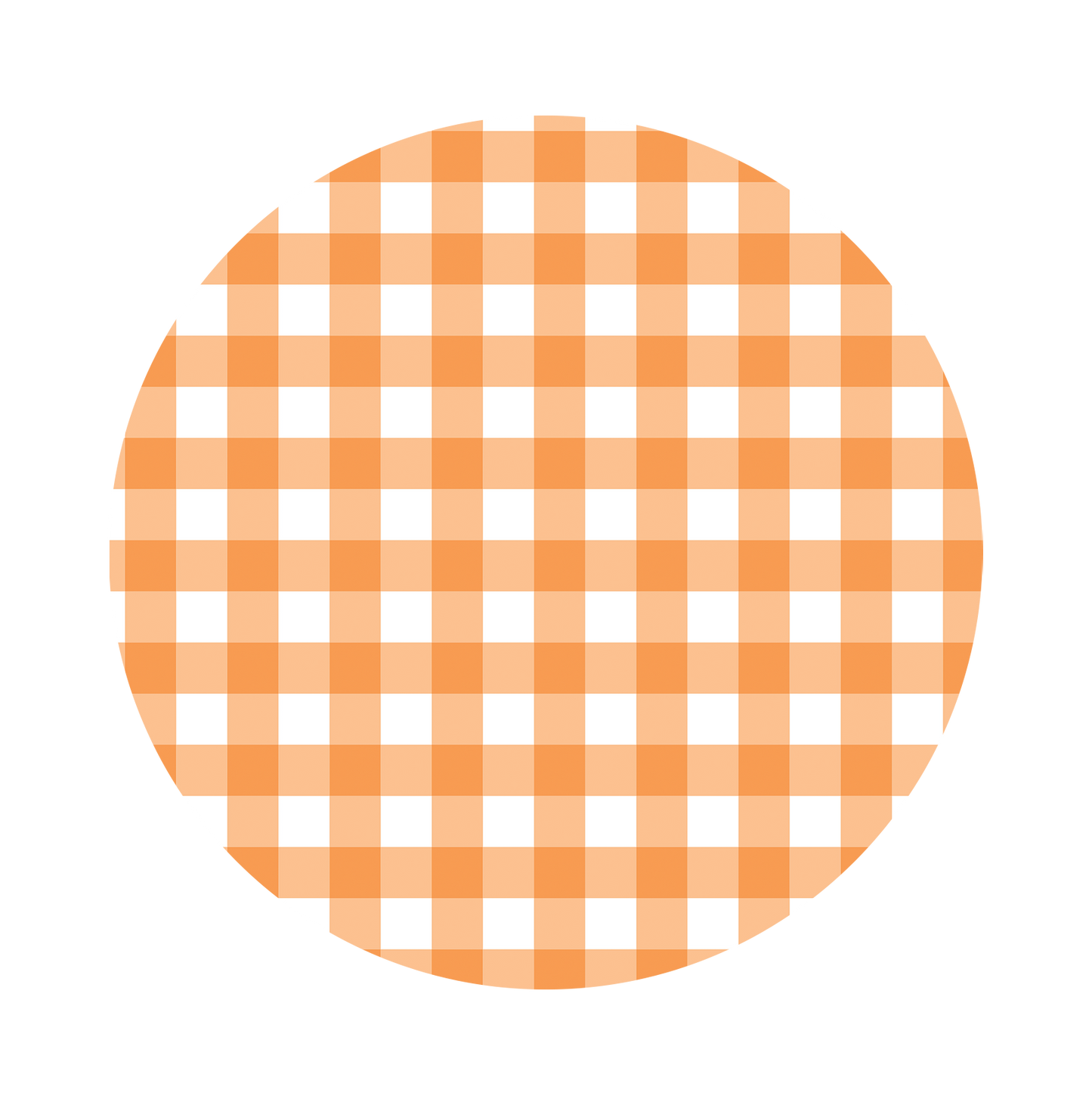 Orange gingham