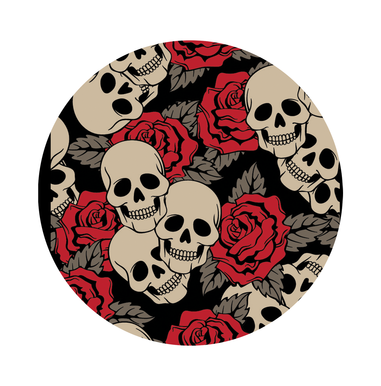 Roses and skulls