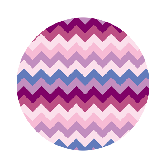 Pink and purple zigzag